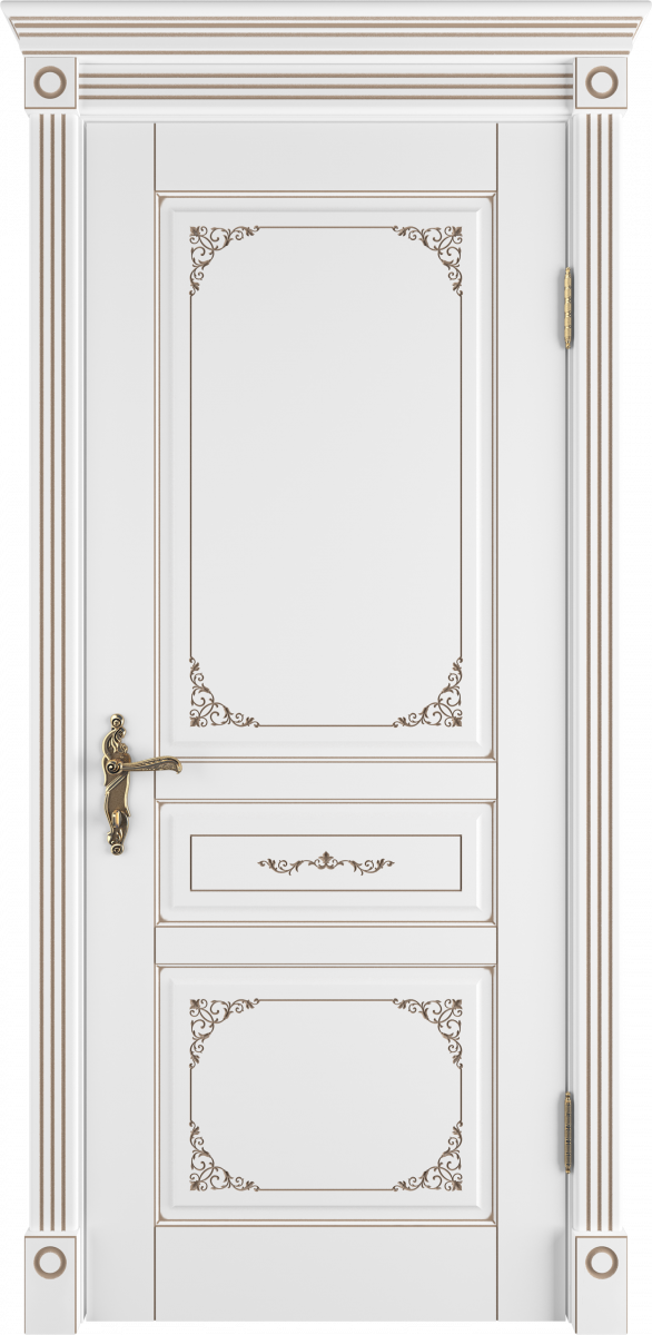 Афина Эмаль белая патина капучино