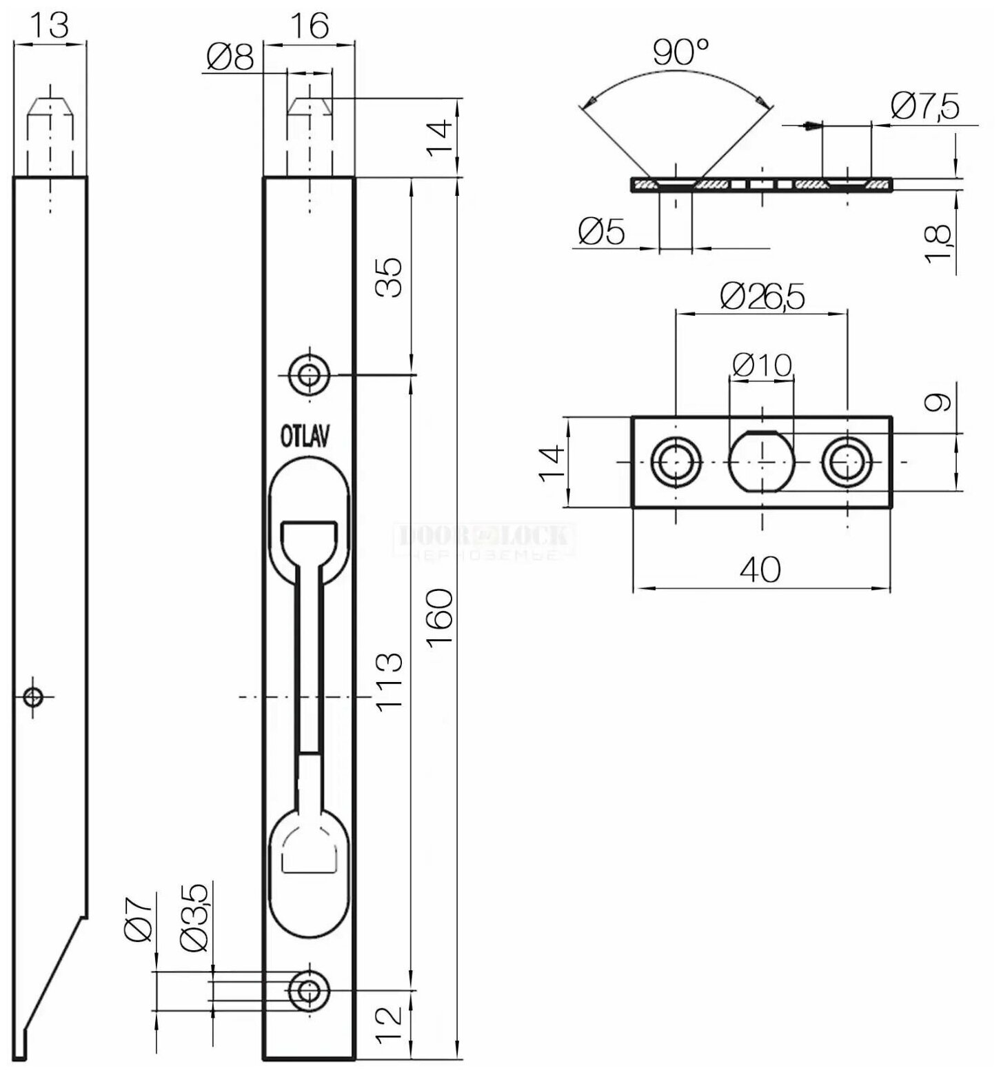 L160 W