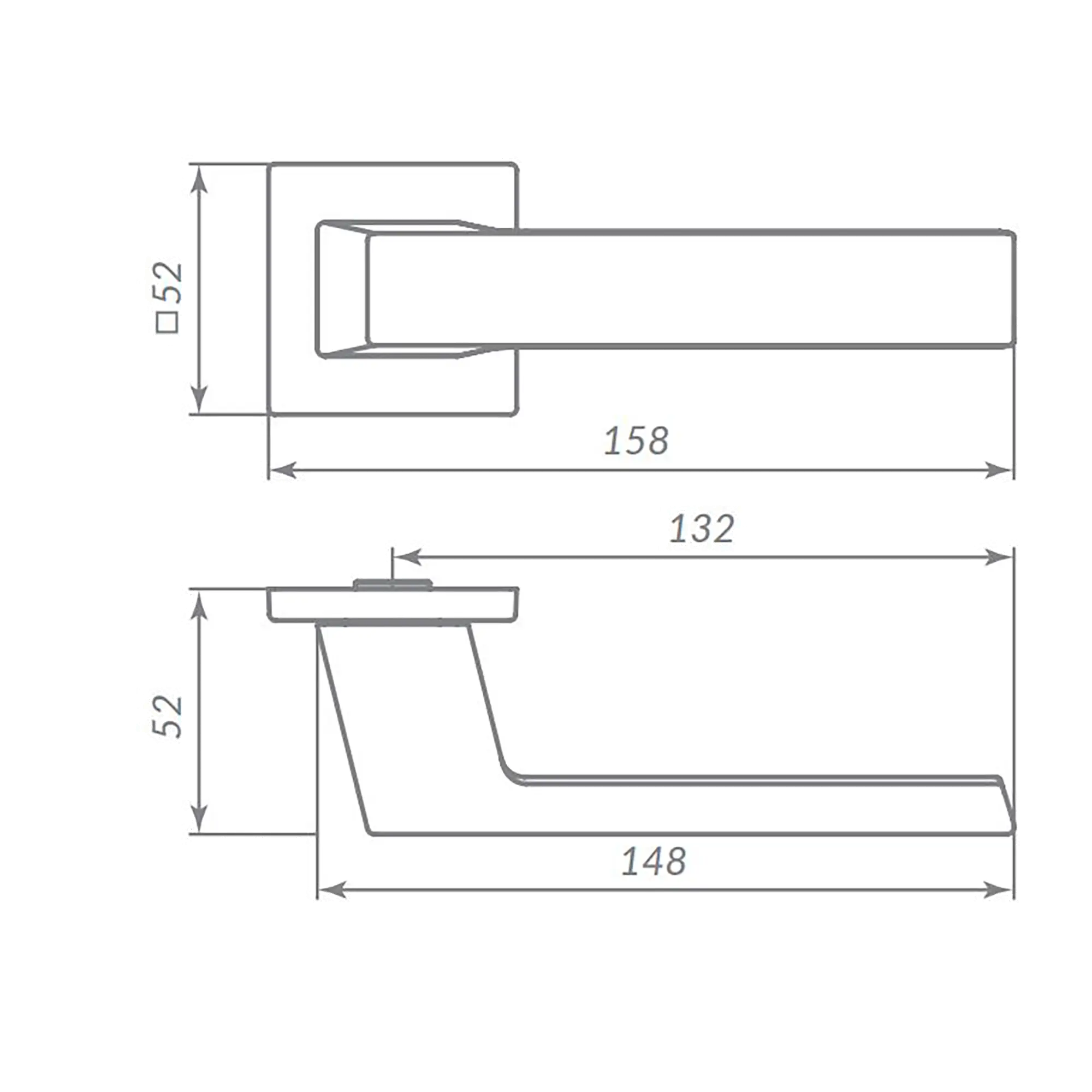Ручка раздельная K.ARC.Q52.DIPLOMAT BL-24 черный