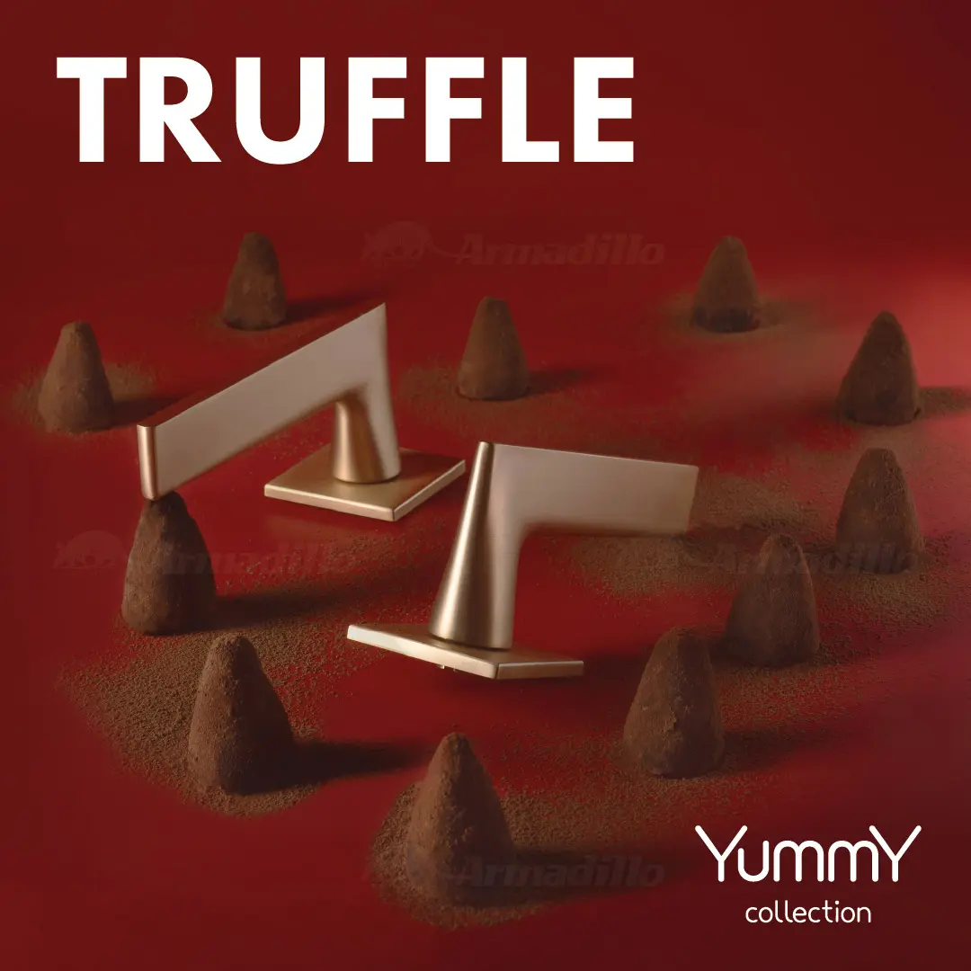 Ручка раздельная K.YM.TRUFFLE FSG-39 флор. золото
