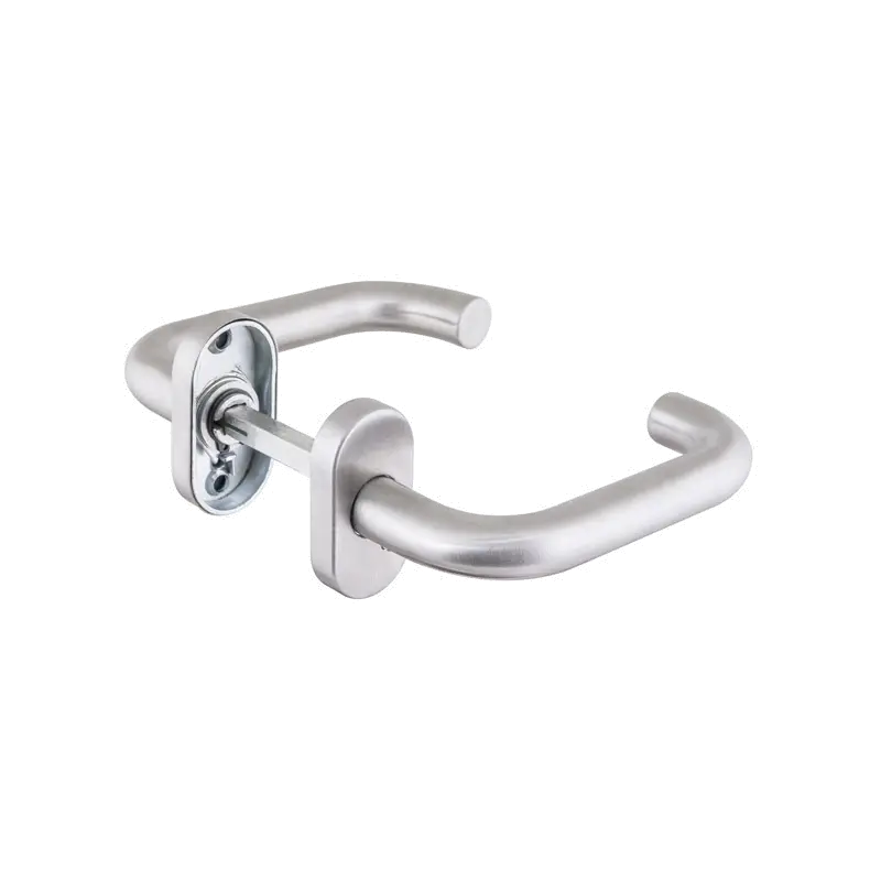 Ручка раздельная R.DSS304-0203P/19 (квадрат 8х110 мм) INOX 304 (овальное основание)