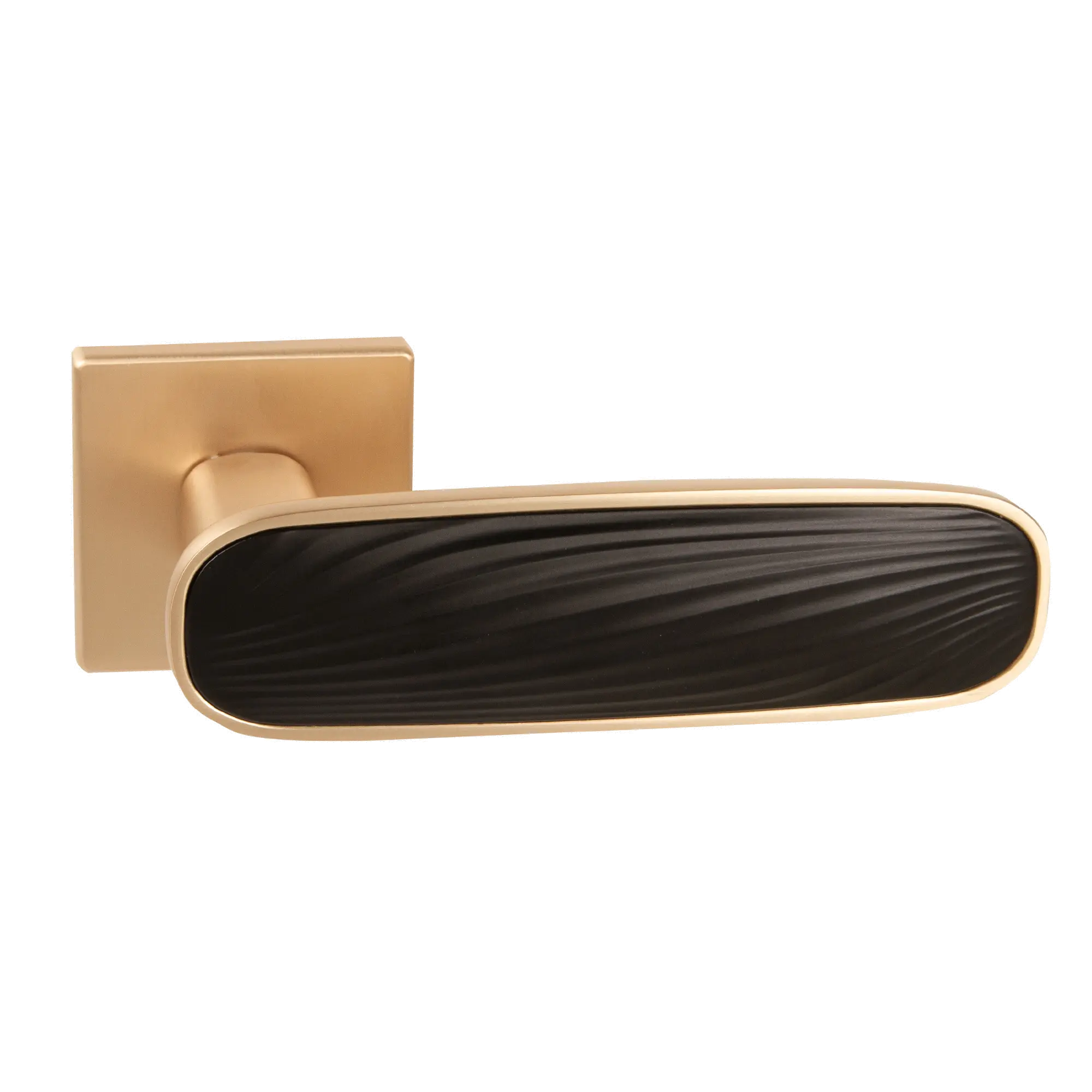 Ручка раздельная K.EST.Q52.SHADE SSG/BL-39 сатинированное золото/черный