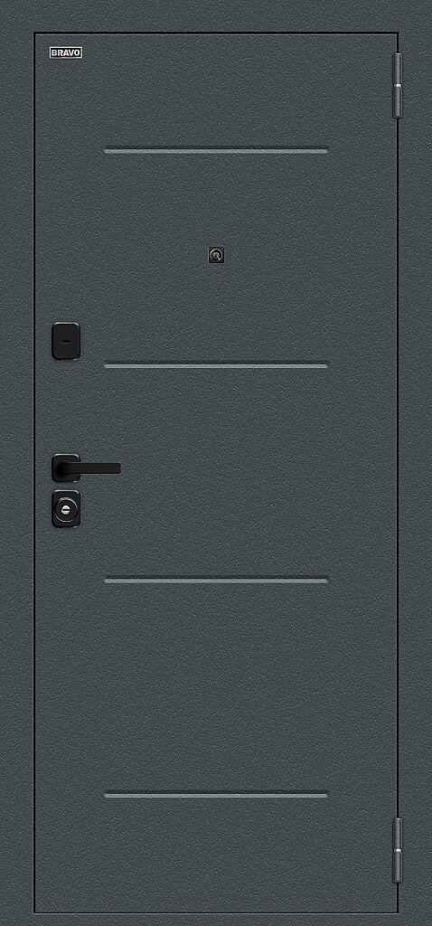 Техно/SBlack Старк антрацит/White Silk