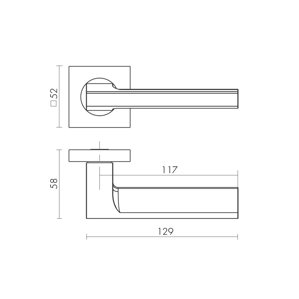 Ручка раздельная K.KM52.SAMPLE (SAMPLE KM) BL-24 черный