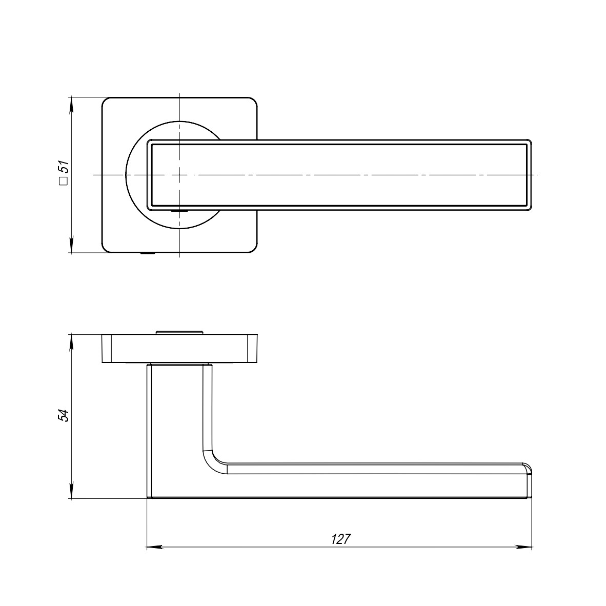 Ручка раздельная K.JK51.OPTIMA plus (OPTIMA plus JK) SN/WH-19 матовый никель/белый