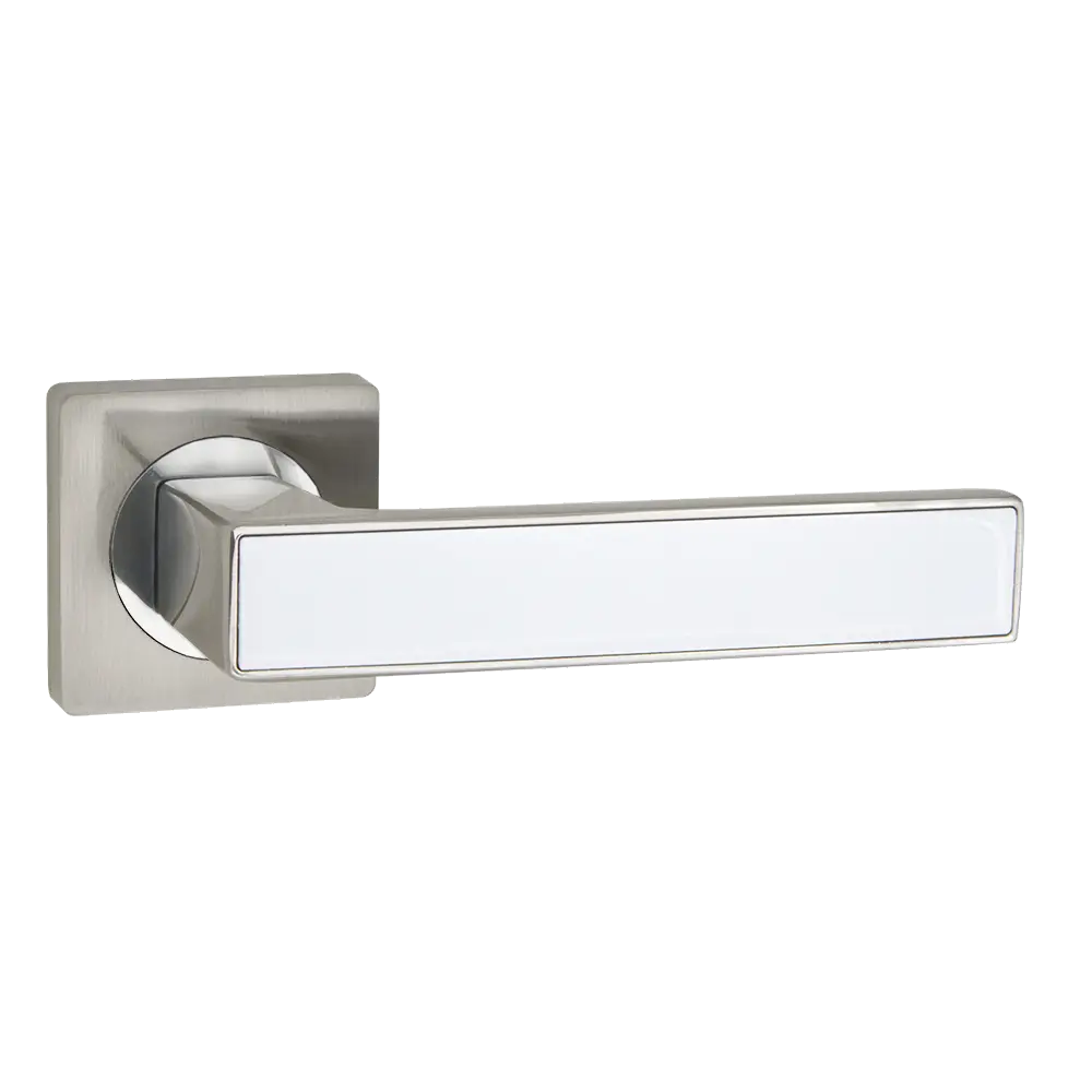 Ручка раздельная K.JK51.OPTIMA plus (OPTIMA plus JK) SN/WH-19 матовый никель/белый
