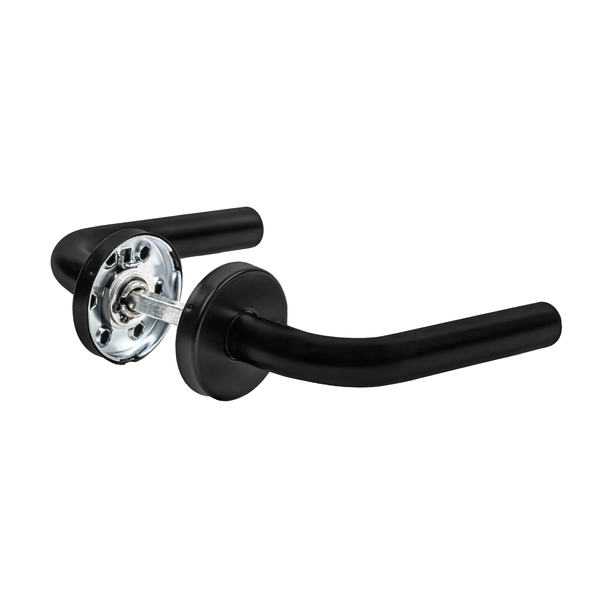 Ручка раздельная R.DSS201-0201/19 (DSS-0201/19) INOX 201 BL-24 черный