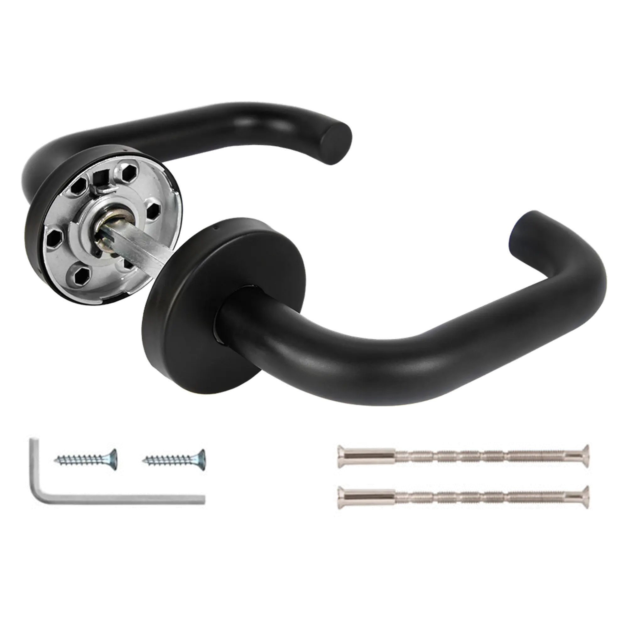 Ручка раздельная R.DSS201-0203/19 (8х110 мм) (INOX 201) BLACK