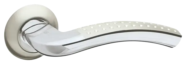 Ручка раздельная R.AR54.LOUNGE (LOUNGE AR) 130mm SN/CP-3 матовый никель/хром