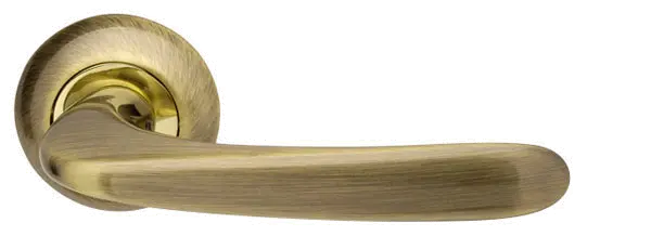 Ручка раздельная R.LD54.Pava (Pava LD42) AB/GP-7 бронза/золото TECH (кв. 8х140)