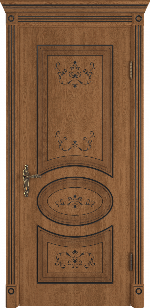 Амалия Дуб медовый патина черная