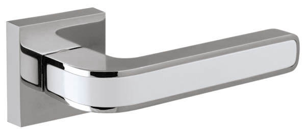 Ручка раздельная K.DM51.NEO (NEO DM) CP/WH-19 хром/белый