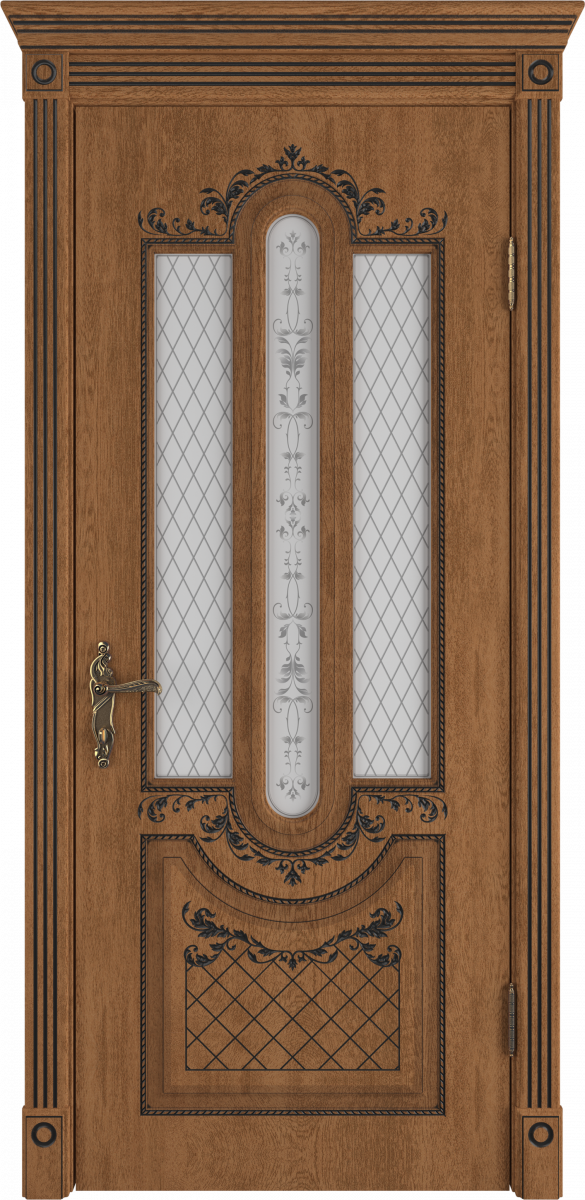 Александрия Дуб медовый патина черная Сатин арт