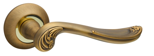 Ручка раздельная R.RM54.ART (ART RM) AB/GP-7 бронза/золото